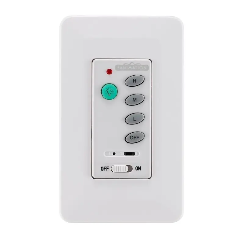 3-Speed Wall Control with Receiver Non-Reversing, Whiteeach
