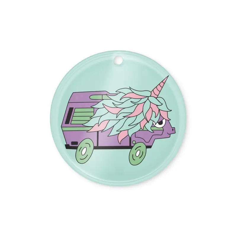 High-Top Hazel Acrylic OrnamentCircle