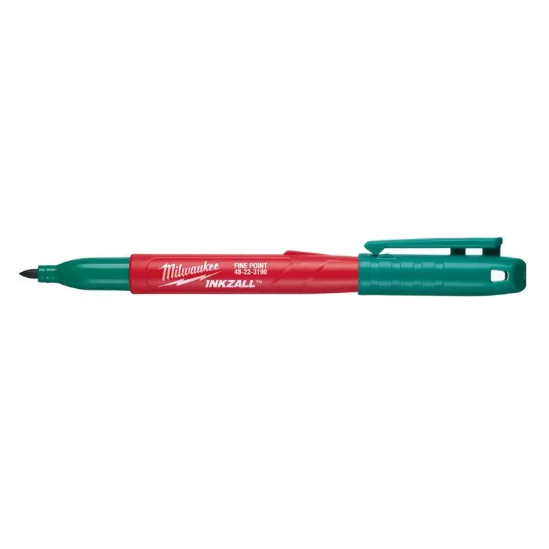 Milwaukee 48-22-3190 Green INKZALL Fine Point Jobsite Marker -1 PK