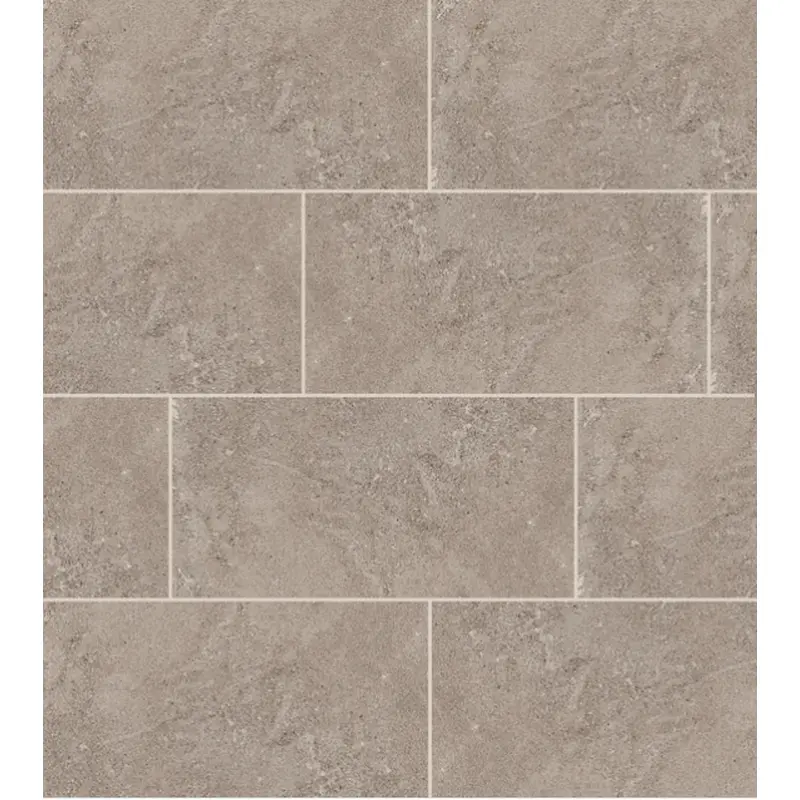 American Olean Abound 8-Pack Ashen 12-in x 24-in Matte Ceramic Stone Look Floor and Wall Tile