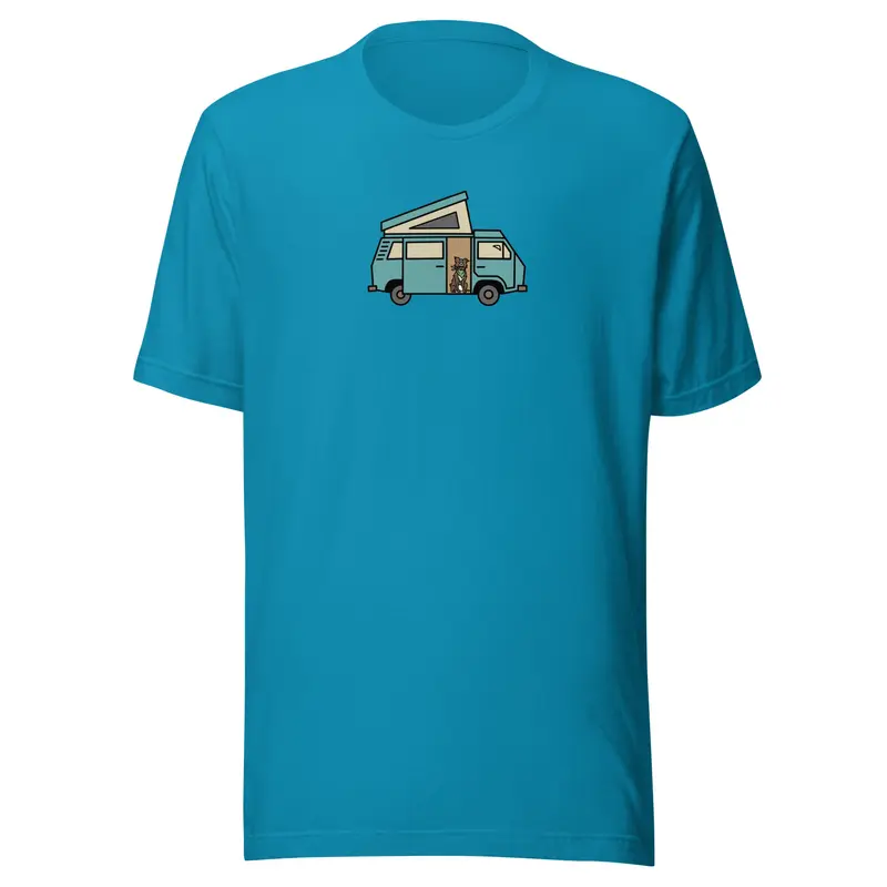 Dog in Van T-ShirtBlack (Heather) / XS