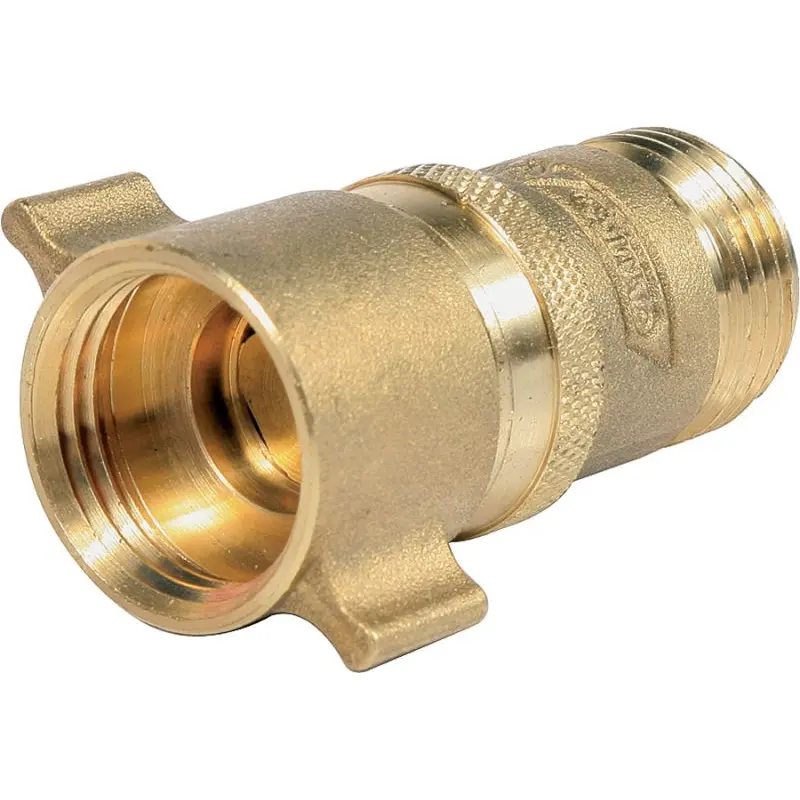 Camco 40055 Water Pressure Regulator, 3/4 in ID, Female x Male, 40 to 50 psi Pressure, Brass