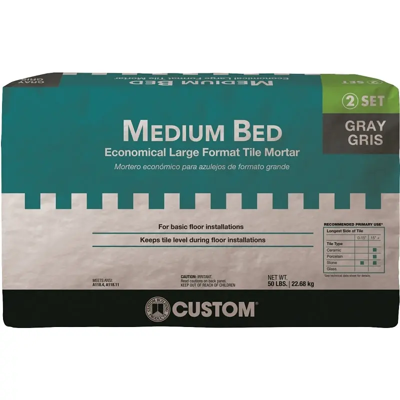 Custom MGMM50 Premium Mortar, White, Powder, 50 lb, Bag