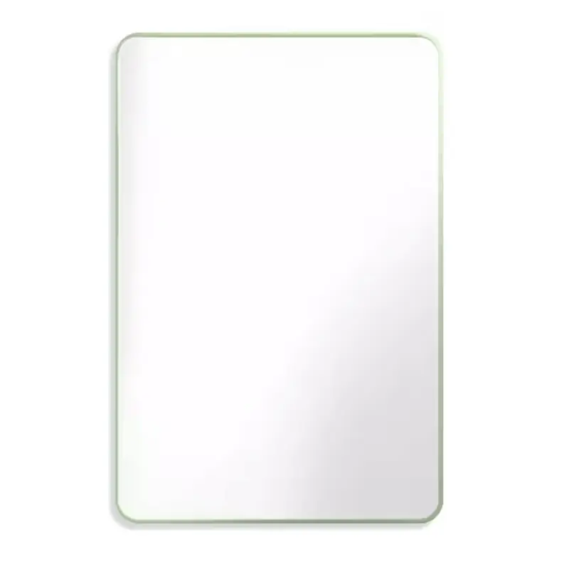 24 in. W x 36 in. H Rectangle Aluminum Alloy Framed Wall Bathroom Vanity Mirror in Green
