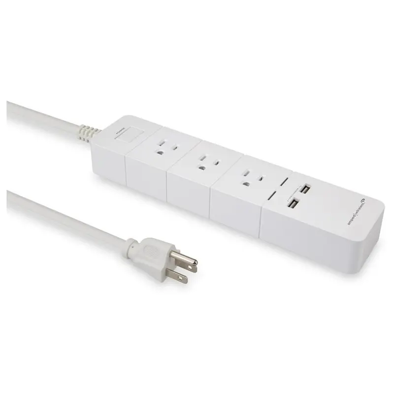 3-Outlet/2 USB Ports Wi-Fi Alexa Enabled Power Strip1.21 / each