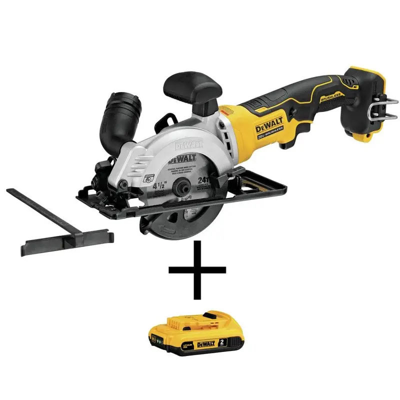 ATOMIC 20-Volt MAX Cordless 4-1/2 in. Circular Saw with Bonus Battery7.4 / bundle