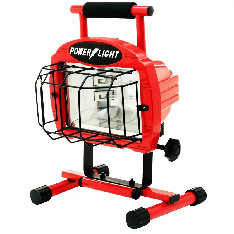 CCI L38DB Work Light, 600 W, 3-Lamp, Halogen Lamp, 10,800 Lumens Lumens, Red