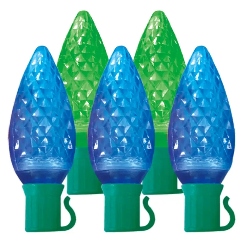 Hometown Holidays 2370-45/U14E325E Light Spool, 4.8 (0.04 amps) W, 70-Lamp, LED Lamp, Blue/Green Lamp