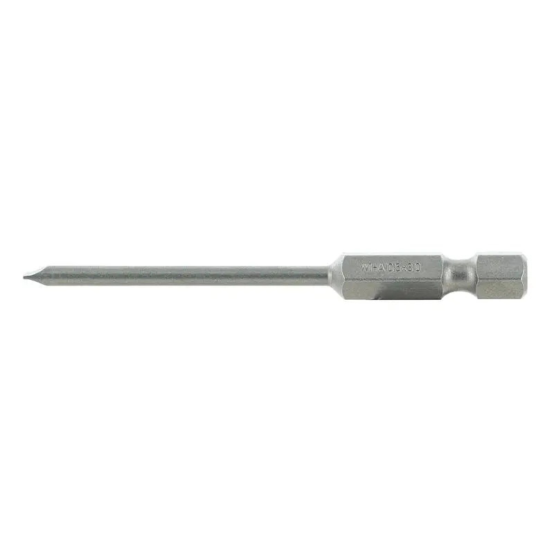 Wiha Slotted Power Bit 3.0 x 70mm Pack of 10 Bits