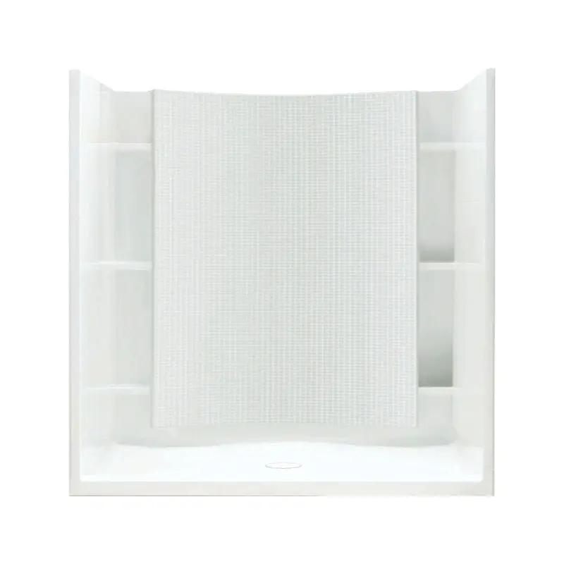 Accord 36 in. x 60 in. x 75-3/4 in. Shower Kit in WhiteWhite / Center / 196.0