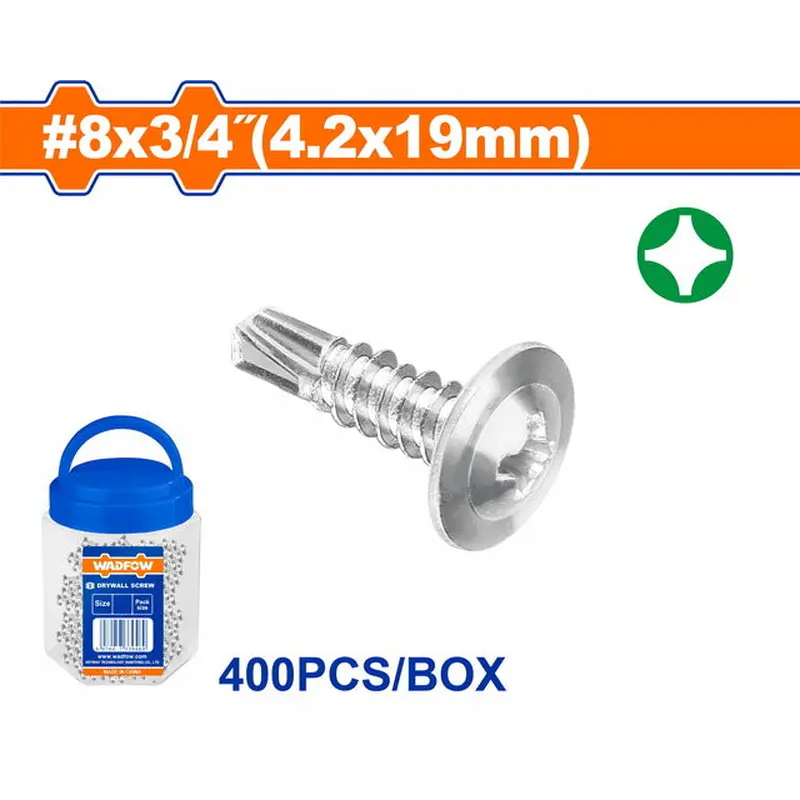 Wadfow Galvanized Self-Drilling Screws