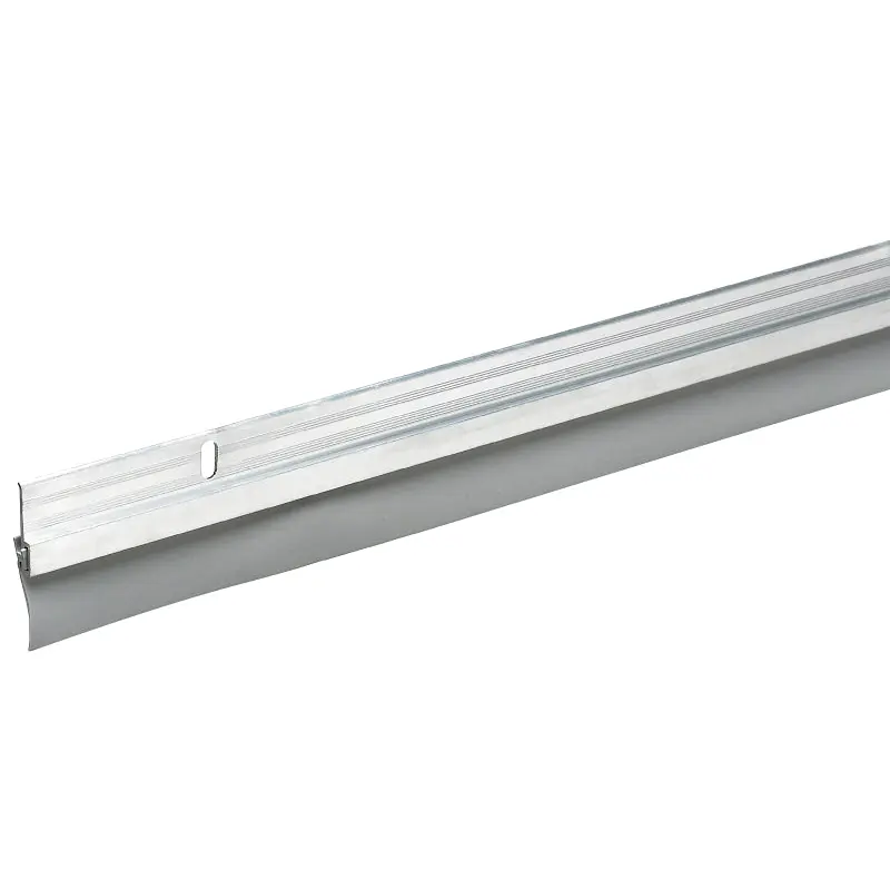 Frost King A54/36H Door Sweep, 36 in L, 1-1/4 in W, Aluminum Flange, Vinyl Insert