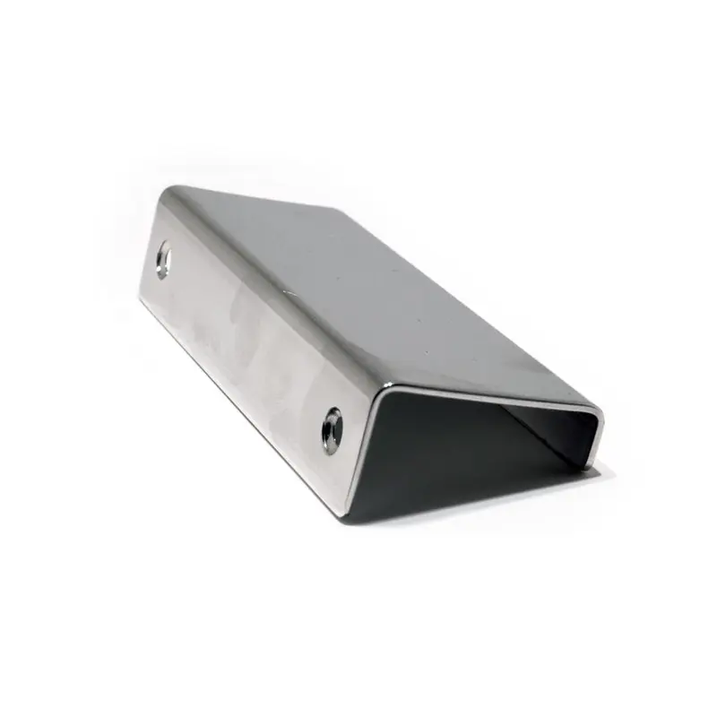 3-1/8 in. (80 mm) Center-to-Center Chrome Steel Contemporary Edge Pull0.1850 / each