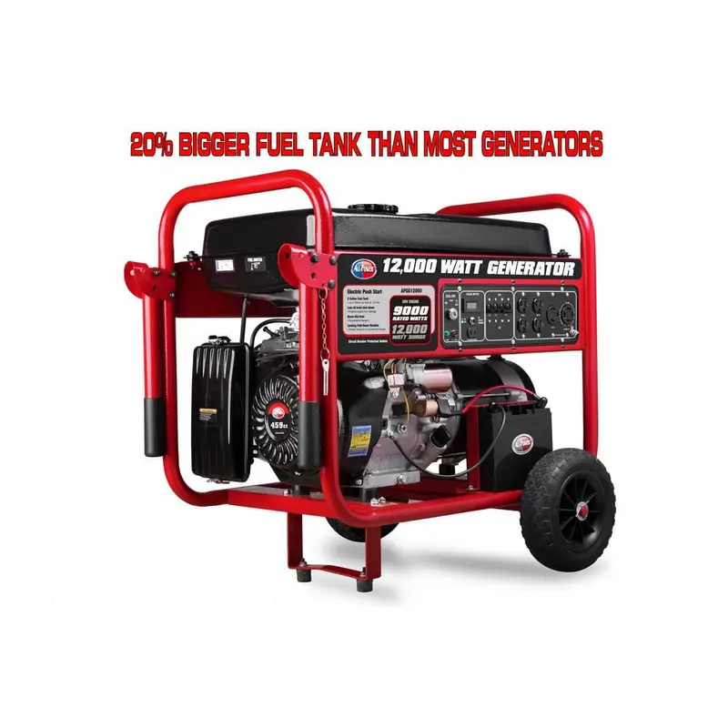 All Power 9000-Watt Gasoline Powered Electric Start Portable Generator with 459 cc Engine236 / each