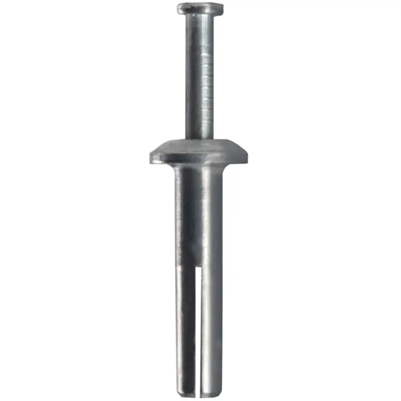 COBRA ANCHORS 385V Drive Nail-In Anchor, 1/4 in Dia, 1-1/2 in L, Die-Cast Zinc