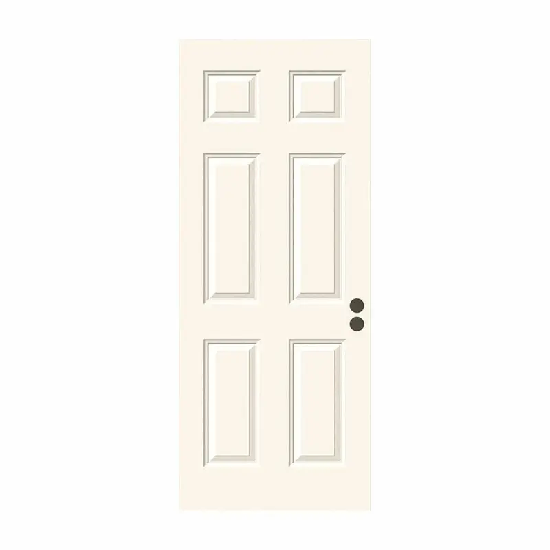 30 in. x 79 in. 6-Panel Primed Premium Steel Front Door Slab50 / each