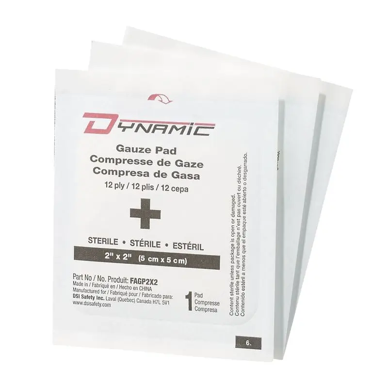 Dynamic GAUZE PAD 2X2 STERILE - 12pcs