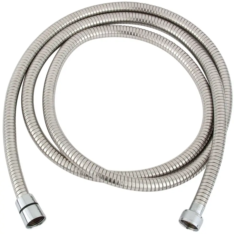 Whedon AF206C Shower Hose, 1/2 in Connection, Female, 78 to 100 in L Hose, Stainless Steel, Chrome Plated