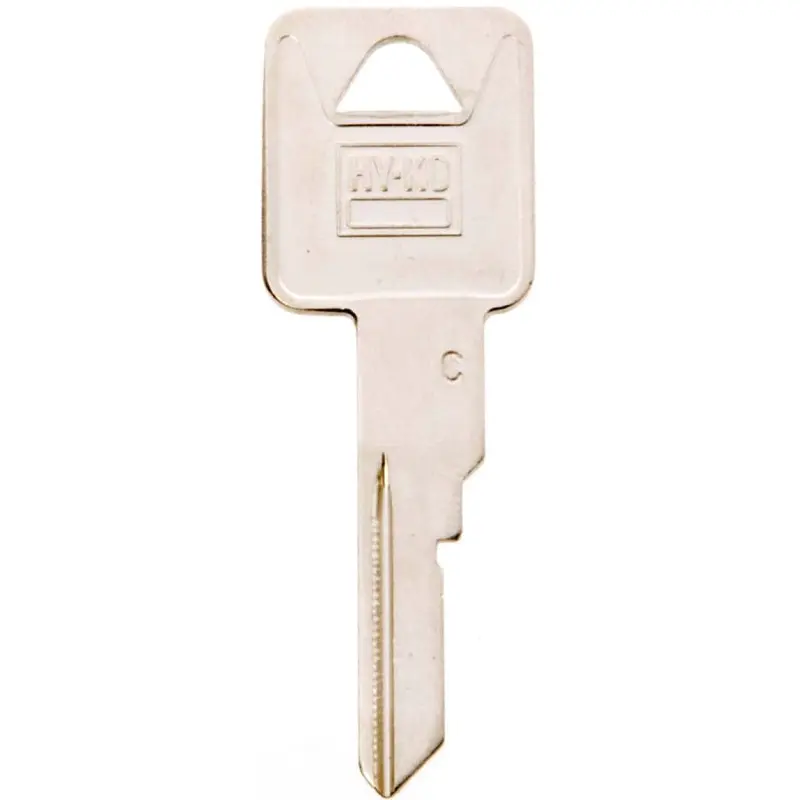 Hy-Ko 11010B63 Key Blank, Brass, Nickel