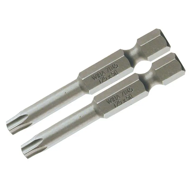 Wiha Torx Power Bit T2x50mm Pack of 2 Bits