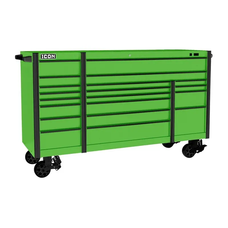 73 in.  x 25 in. Professional Roller Cabinet - Green