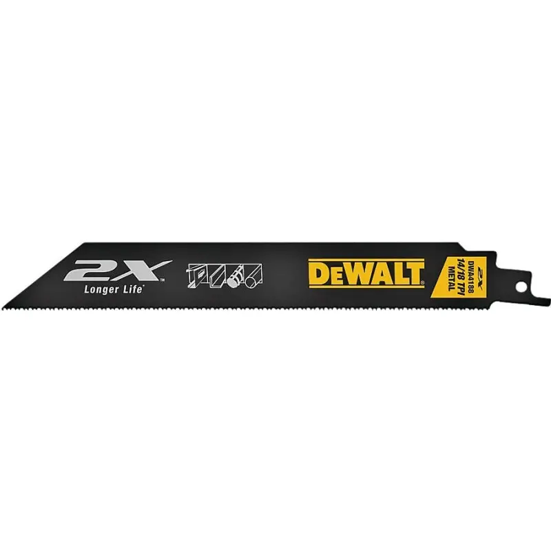 DeWALT DWA4188 Reciprocating Saw Blade, 1 in W, 8 in L, 14/18 TPI