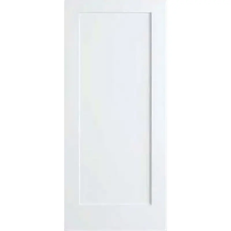 32 in. x 80 in. White 1-Panel Shaker Solid Core Wood Interior Door Slab42 / each