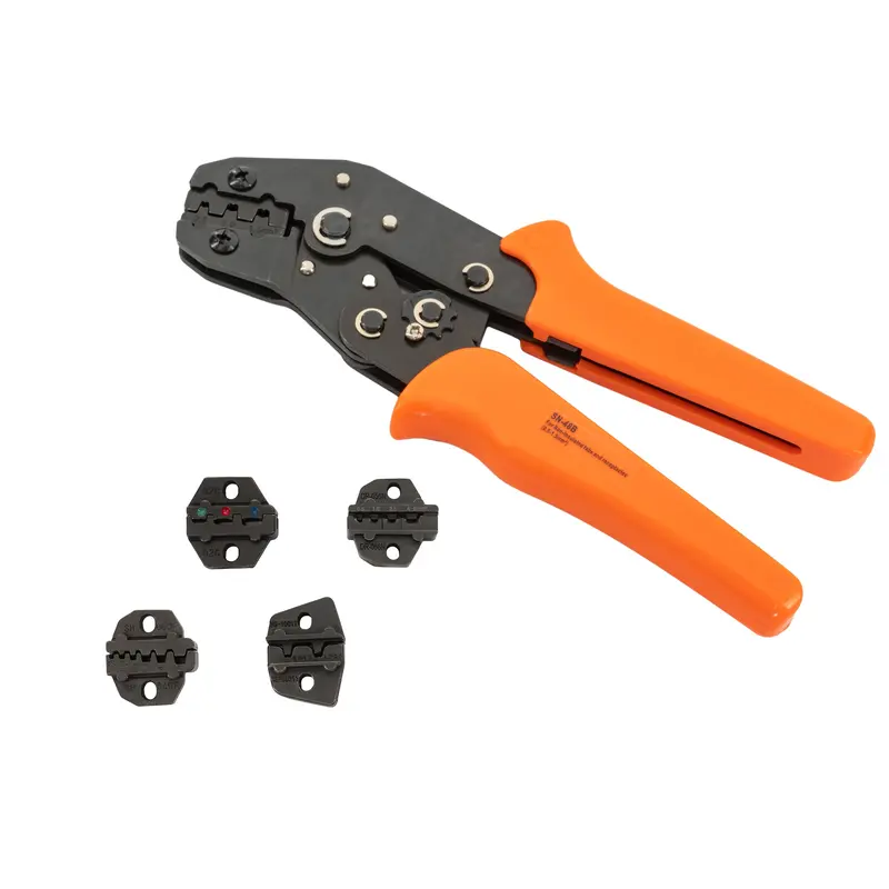 Wire Crimp Tool with Extra Jaws