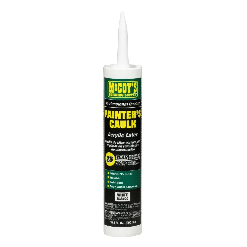 DAP 7079818705 Acrylic Latex Caulk, White, 10.1 oz