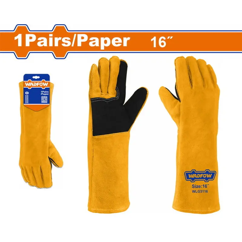 WADFOW 16'' Leather Welding Gloves