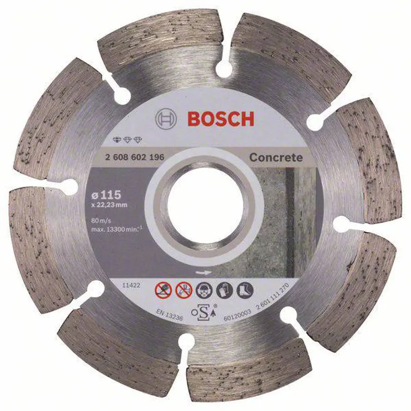 Diamond Cutting Disc Standard for Concrete 115x22.23x1,6x10mm