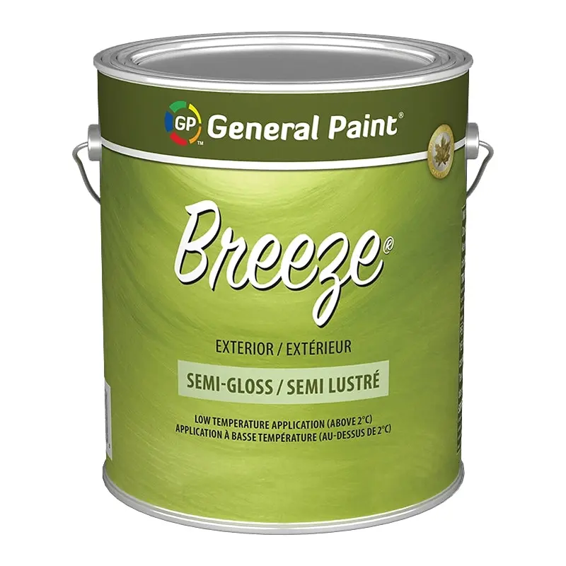 General Paint Breeze 71-049-16 Exterior Paint, Semi-Gloss, Deep Base, 1 gal