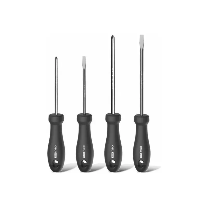 Screwdriver set DELI Home Series Black 4 pcs | HT1004