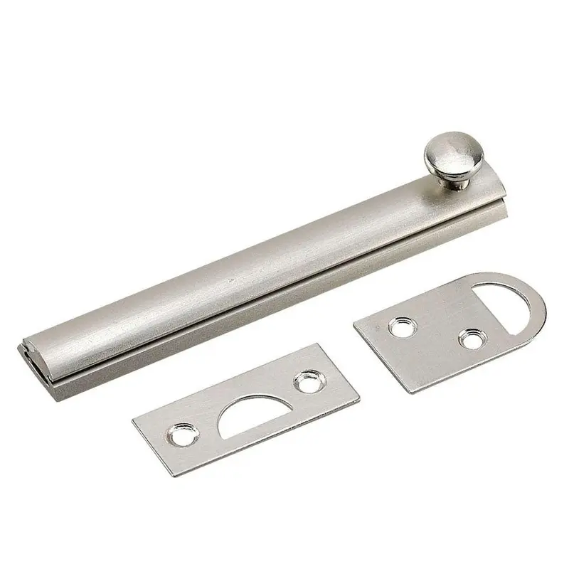 4 in. Brushed Nickel Surface Bolt