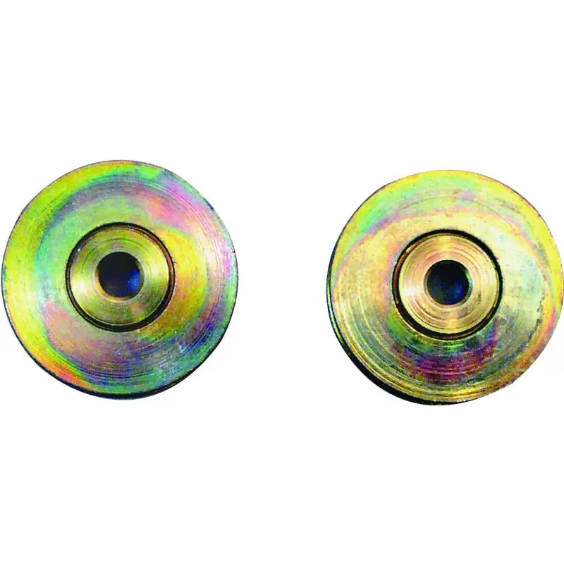 Prime-Line D 1503 Door Roller, 1/4 in ID x 1-1/4 in OD Dia Roller, 5/16 in W Roller, Steel, 2-Roller