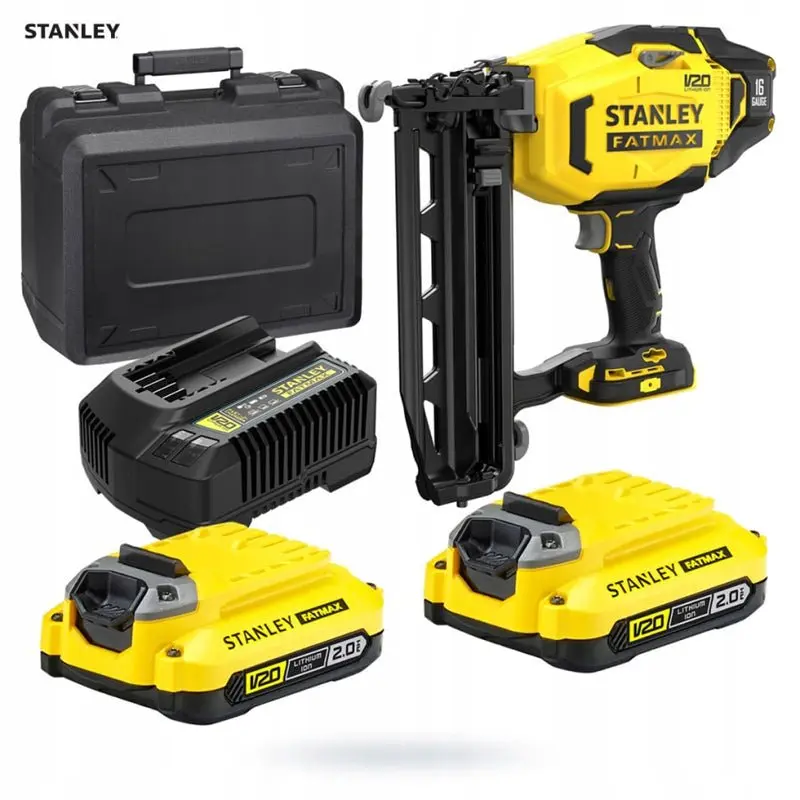 Cordless Nail Gun with 2 Batteries and Kit Box | V20 -18V