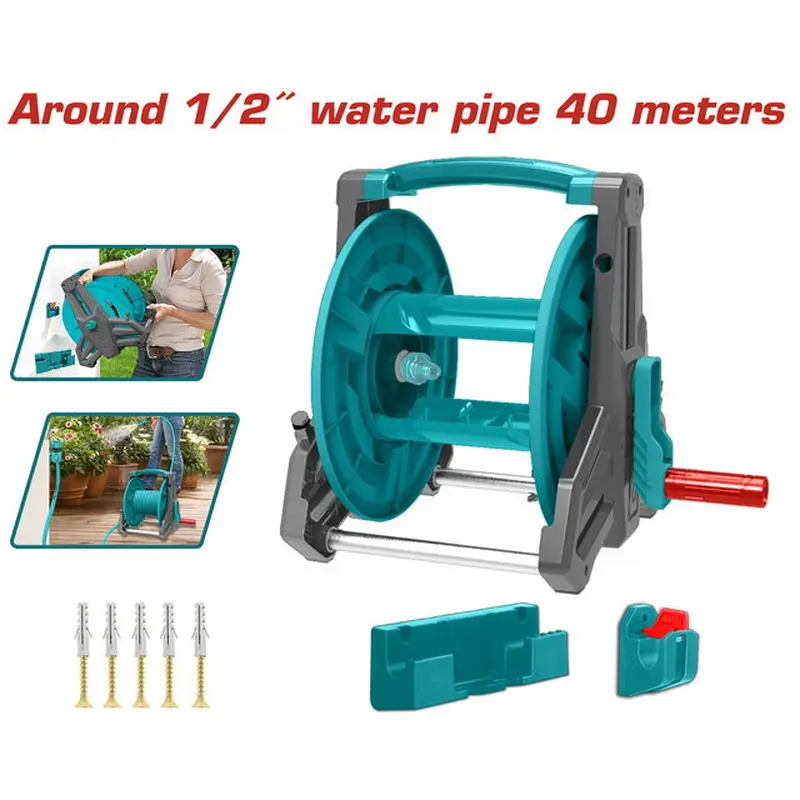 TOTAL Hose reel 1/2" - 40m (THHR40122)