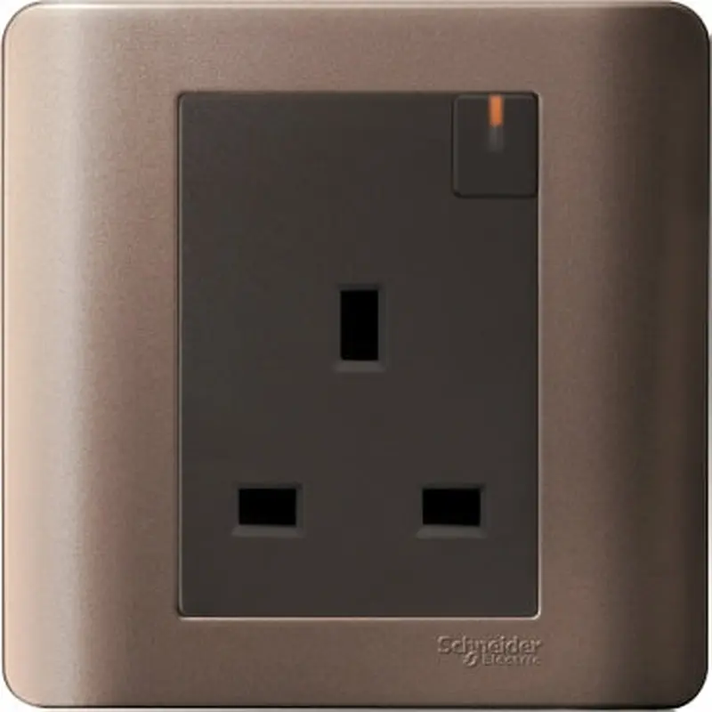 ZENcelo 13A 1Gang Double Pole Socket