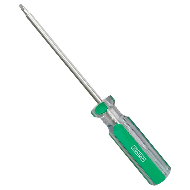 Vulcan Screwdriver, S1 Drive, Square Drive, 7 in OAL, 4 in L Shank, Plastic Handle