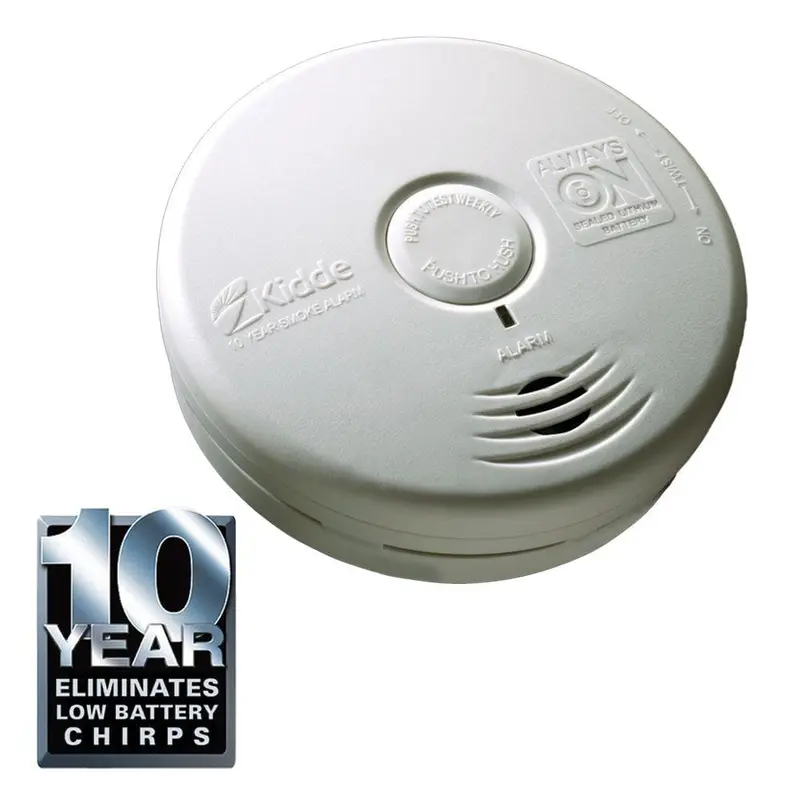 10-Year Worry Free Sealed Battery Smoke Detector with Photoelectric Sensor1 / 1