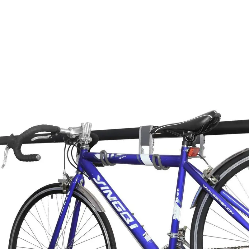 32 in. L Aluminum Alloy Garage Storage System Organization with Horizontal Bike Rail and Hook Kit (4-Pack)
