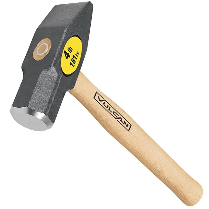 Vulcan 34517 Hammer, 4 lb Head, Cross, Cross-Pein, Forged Milled Head, Steel Head