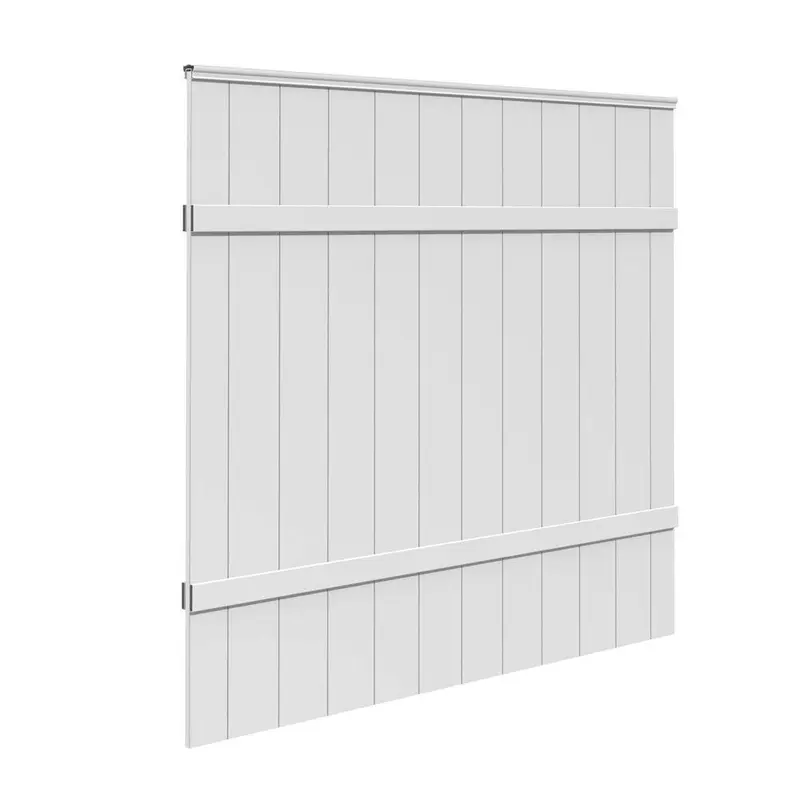 6 ft. H x 6 ft. W White Vinyl Windham Fence Panel35.37 / each