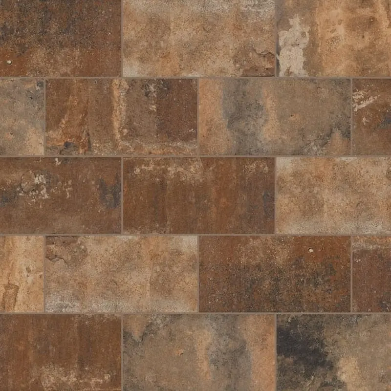 American Olean Wright Brown 4-in x 8-in Glazed Porcelain Brick Look Floor and Wall Tile (7.92-sq. ft/ Carton)7.92-sq. ft/ Carton