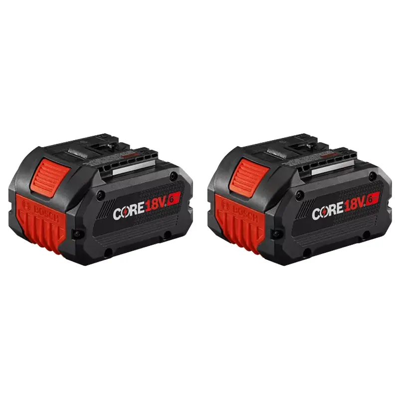 Bosch GBA18V60-2PK 18V CORE18V Lithium-Ion 6 Ah High Power Battery - 2-Pack
