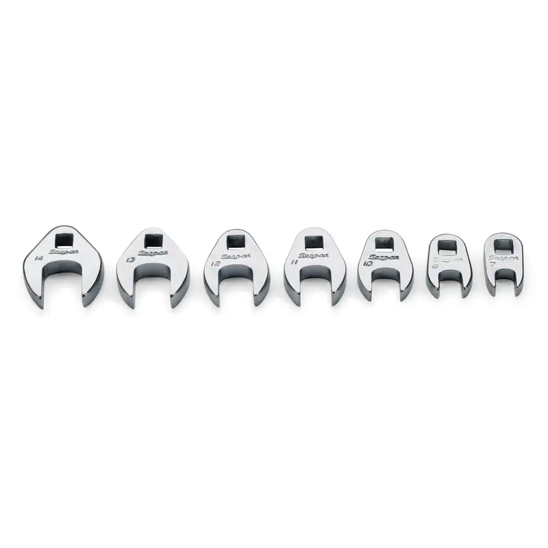 Snap-on Metric Open-End Crowfoot Wrench Set