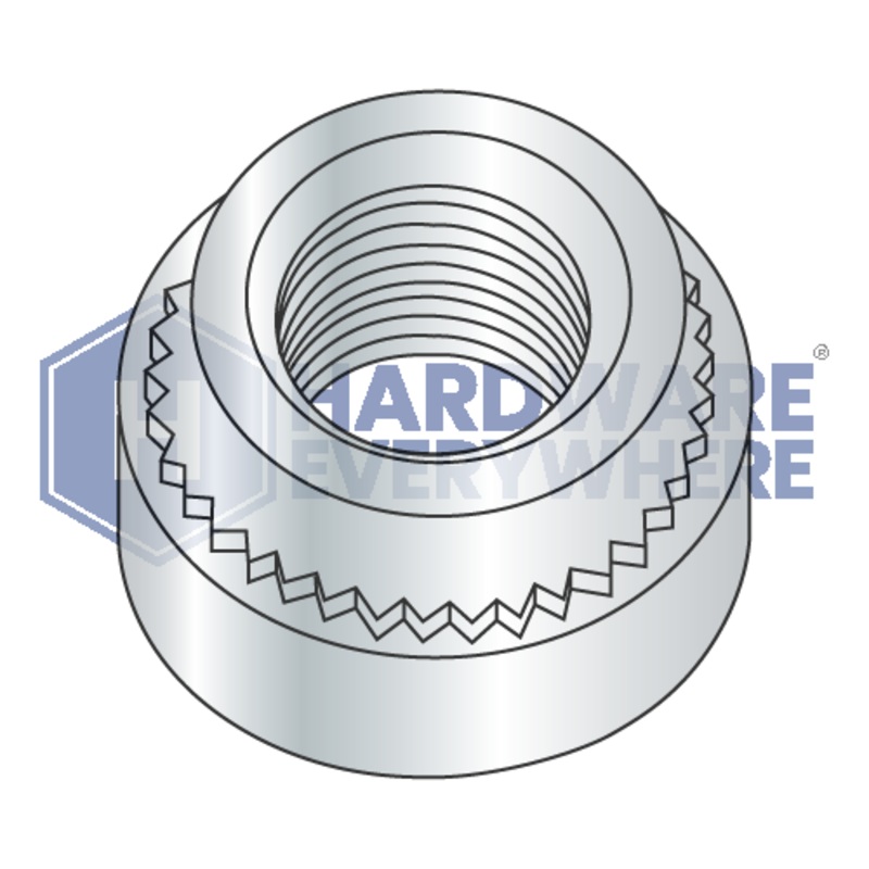 5/16-24-2 SELF CLINCHING NUTS / Steel / Zinc