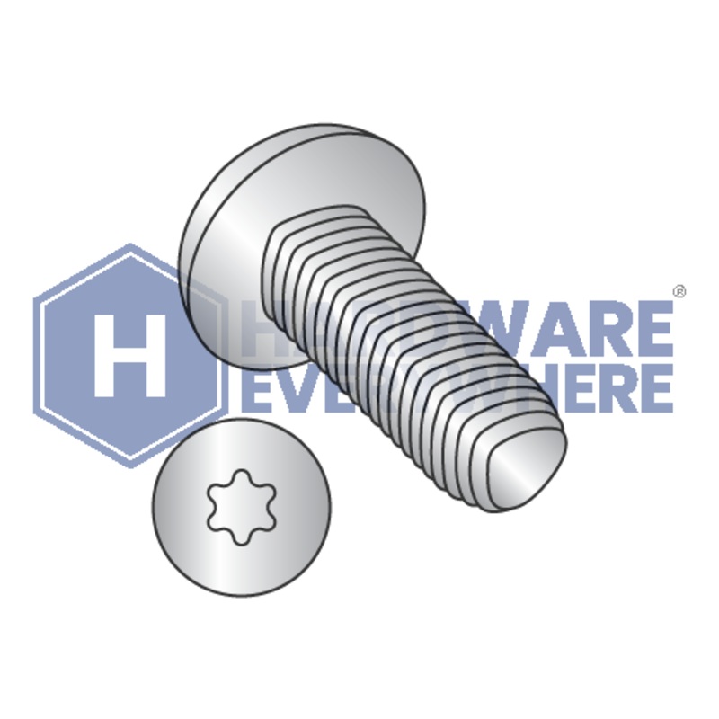 8-32 X 1/4 Thread Forming Screws / Torx / Pan Head / 18-8 Stainless / Plain / Taptite Alternate