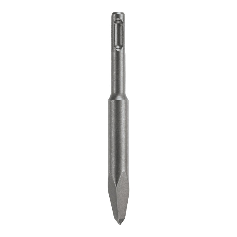 BOSCH Bulldog HS1490 Stubby Point Chisel, 1-1/2 in W Blade, 5-3/4 in OAL, 3 in Shank, SDS-Plus Shank, Steel