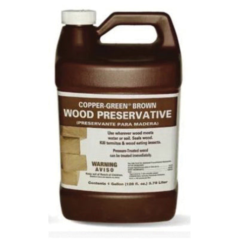 Green's COPPER-GREEN CB QTS Wood Preservative, 1 qt, Liquid, 150 to 200 sq-ft Coverage Area